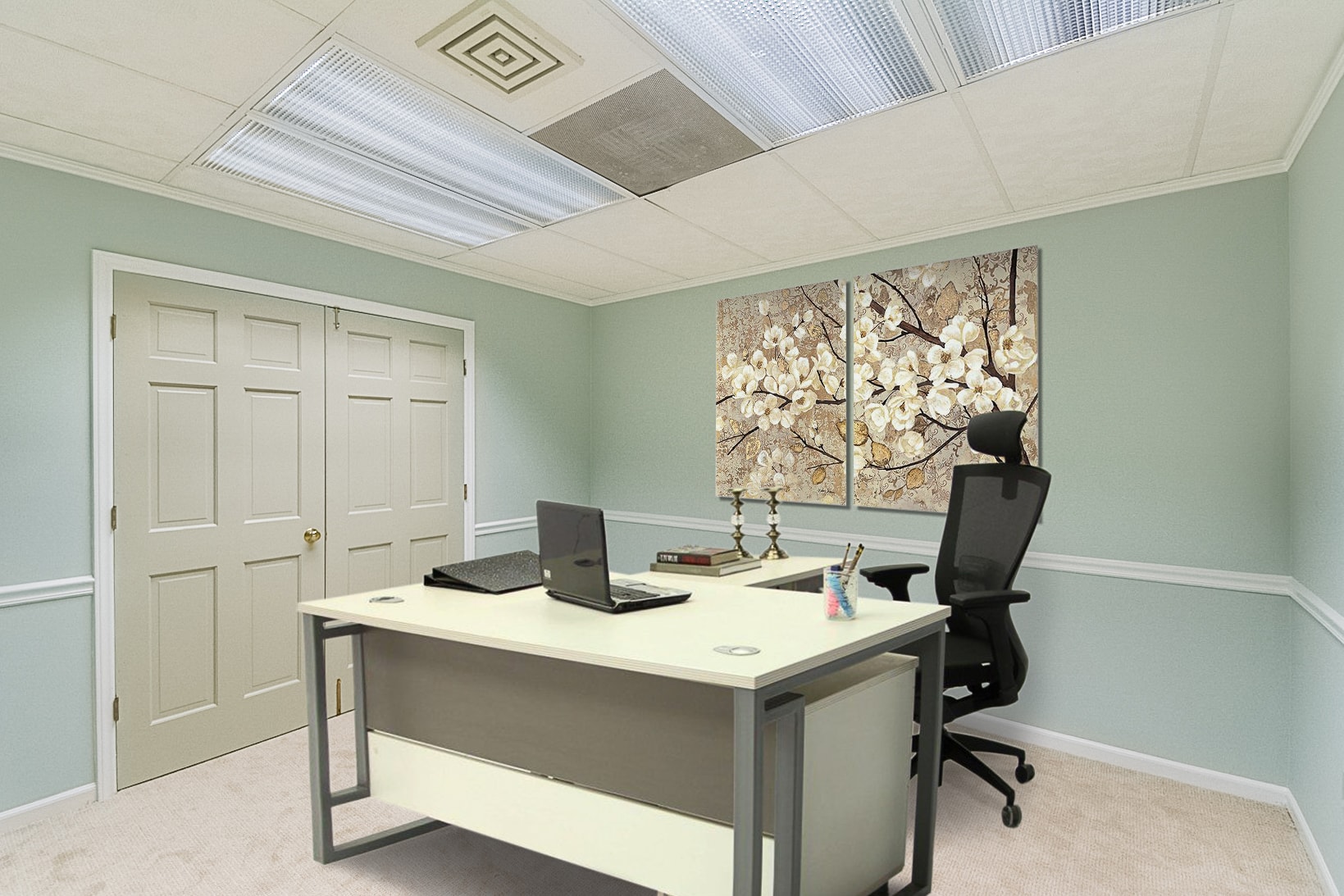 Small team office at CoWork on Main